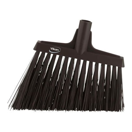 REMCO Vikan 12in Angle Broom- Extra Stiff, Black 29149